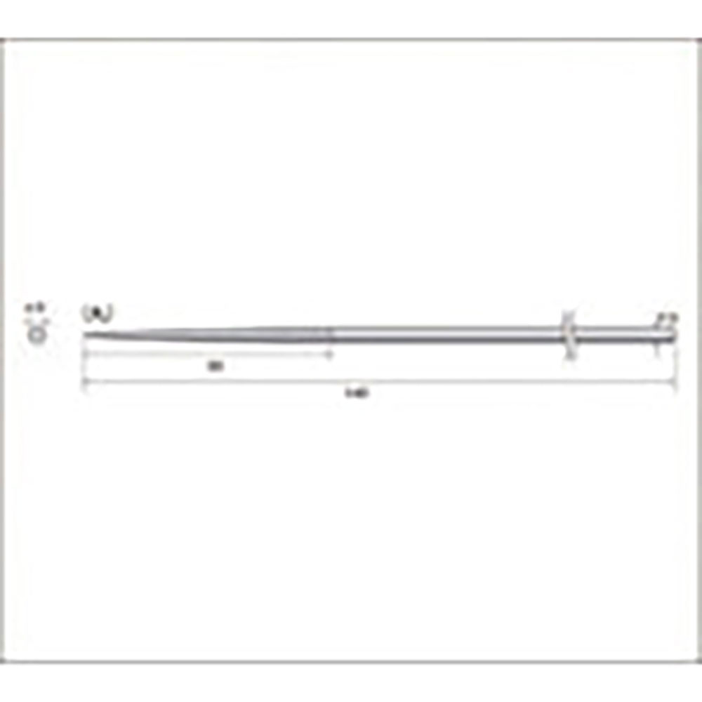ナカニシ　ダイヤモンドヤスリ　丸型　φ３×５０　＃１２０　５７１３５＿