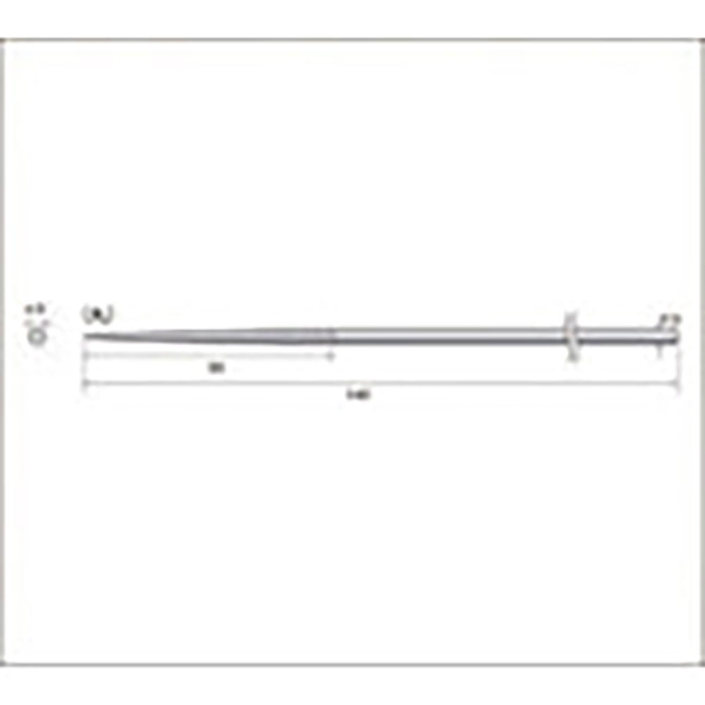 ナカニシ　ダイヤモンドヤスリ　丸型　φ３×５０　＃４００　５７１３７＿