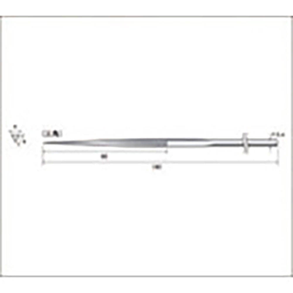 ナカニシ　ダイヤモンドヤスリ　三角型　４×４×６０　＃２００　５７１５８＿