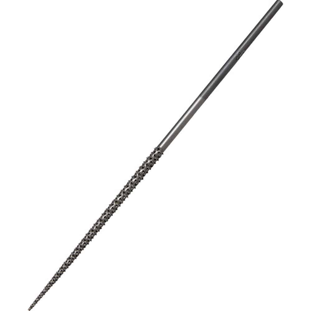 ナカニシ　精密鉄鋼ヤスリ　鬼目　３本入　丸型　３．８×３．８×６９×軸φ３　５７４０２＿