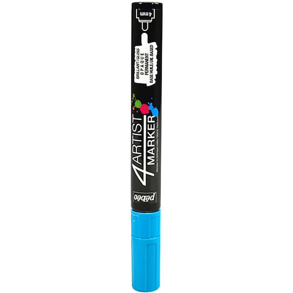Ｐｅｂｅｏ　４アーティスト　マーカー　４ｍｍラウンド　ライトブルー　５８０１３３＿