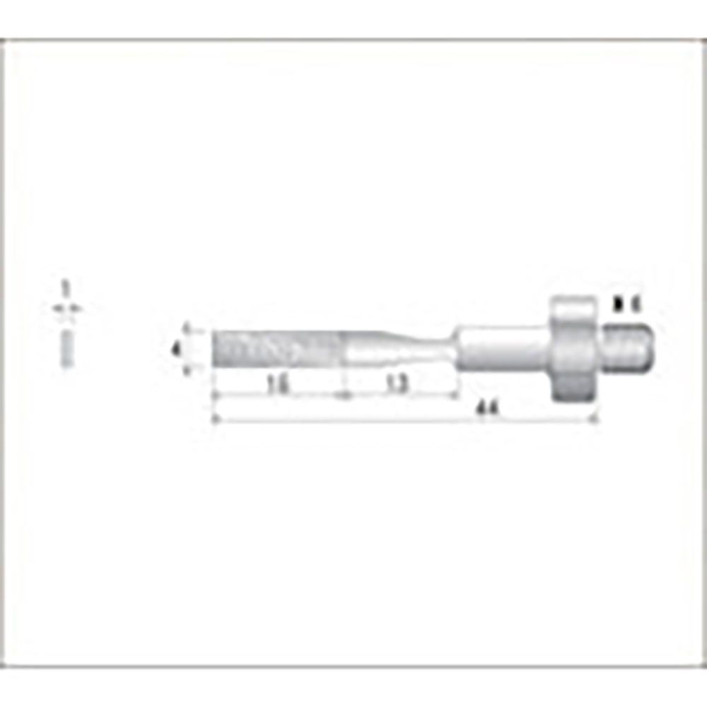 ナカニシ　超音波研磨装置　電着ダイヤモンドヤスリ　平型　４×１×１５　＃２００　６０１０５＿
