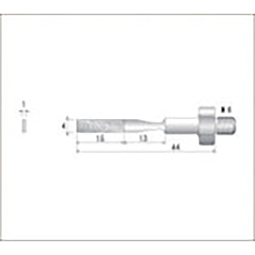 ナカニシ　超音波研磨装置　電着ダイヤモンドヤスリ　平型　４×１×１５　＃３２０　６０１０６＿
