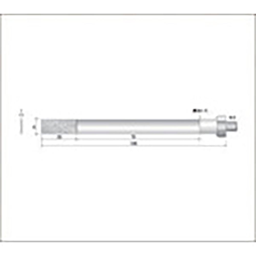 ナカニシ　電着ダイヤモンドヤスリ　平ロングテーパー型　８×１×２０　＃３２０　６０２３６＿
