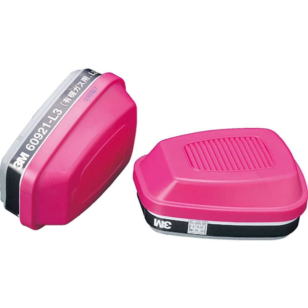 ３Ｍ　有機ガス用吸収缶　Ｌ３ろ過材付き　６０９２１－Ｌ３　２個入り　６０９２１－Ｌ３＿