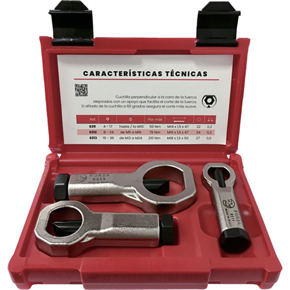 ＦＯＲＺＡ　ナットブレーカーセット　４～３６ｍｍ　（超強力ブレード）　６３００ＭＩ＿