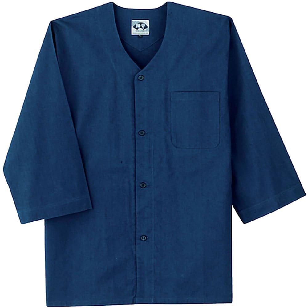 桑和　６５０１１　ダボシャツ　ネイビー　ＬＬ　６５０１１－１－ＬＬ＿