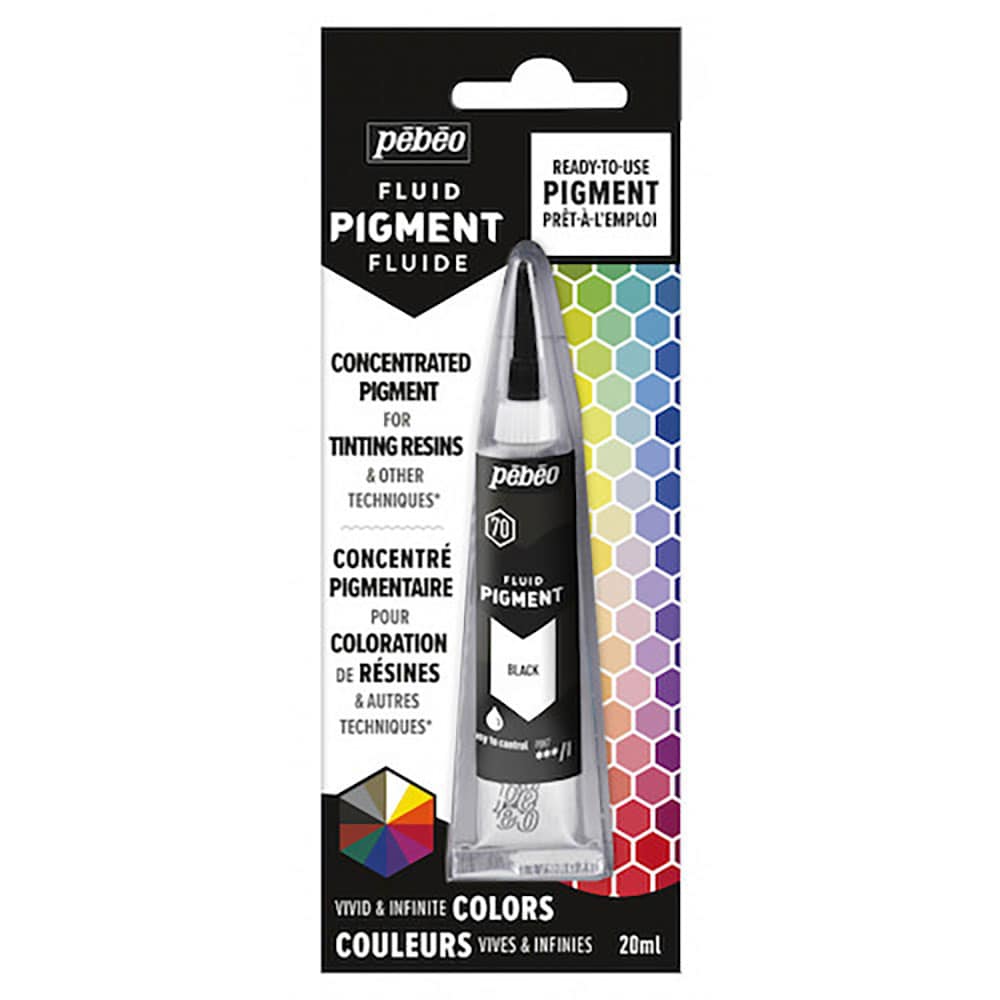 Ｐｅｂｅｏ　【油性リキッド顔料】　フルイドピグメント２０ｍｌ　ブラック　６５０６７０＿