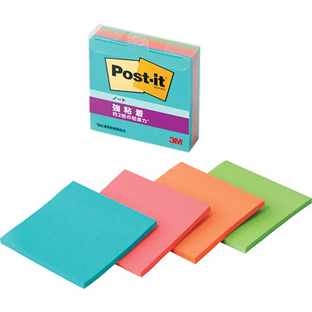 ３Ｍ　ポスト・イット　強粘着ノート　マルチカラー１　６５４ＳＳ－ＭＣ－１＿