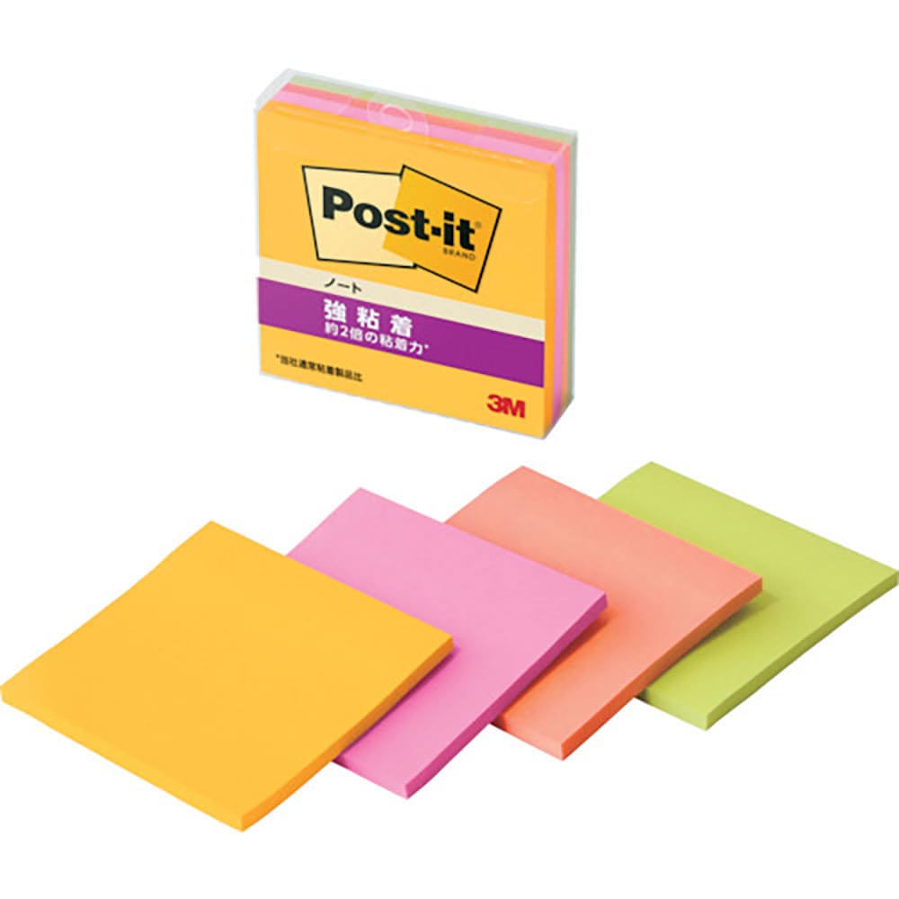 ３Ｍ　ポスト・イット　強粘着ノート　マルチカラー６　６５４ＳＳ－ＭＣ－６＿