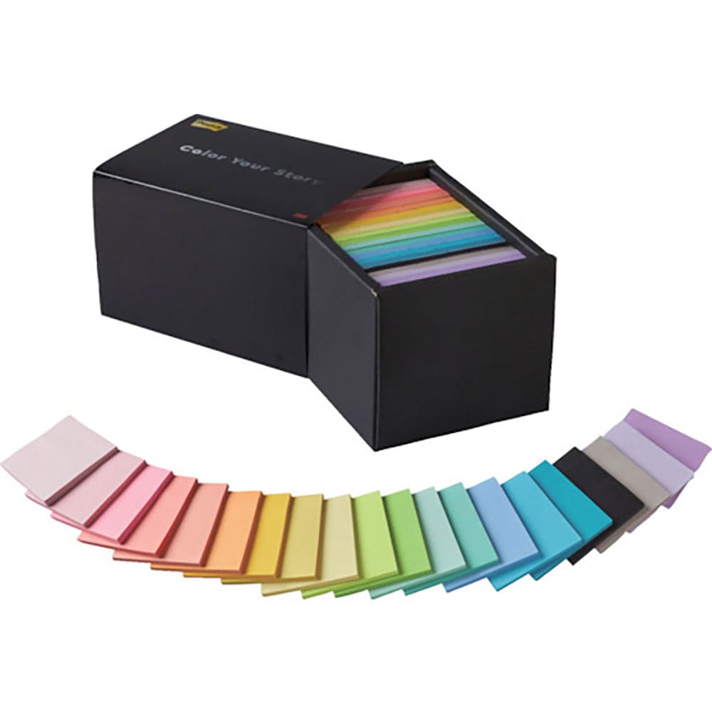 ３Ｍ　ポストイット（Ｒ）強粘着ノート　マルチカラー　全色パック　６５４ＳＳ－ＭＣ－ＡＬ２＿