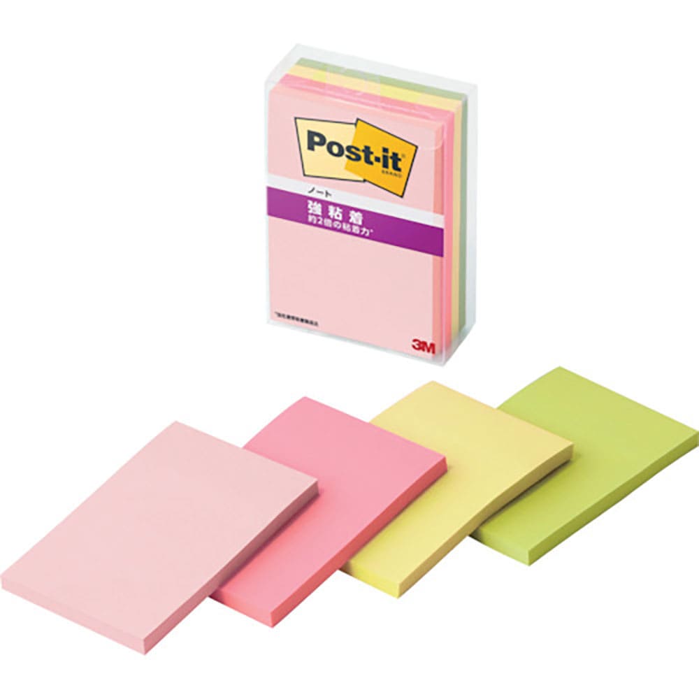 ３Ｍ　ポスト・イット　強粘着ノート　マルチカラー４　６５６ＳＳ－ＭＣ－４Ｎ＿