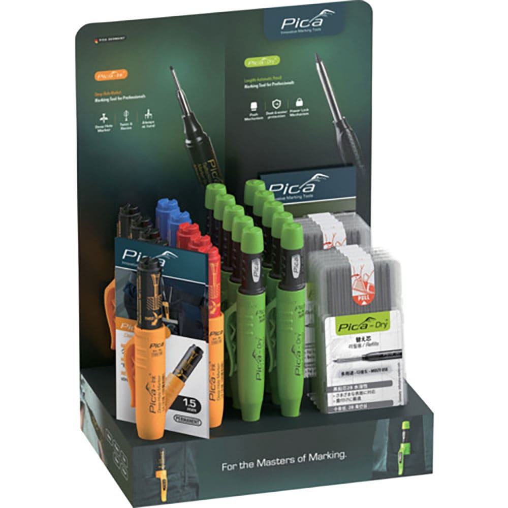 ピカマーカー　建築用シャープペンシル＋マーカーセット“Ｍｉｘ　Ｄｉｓｐｌａｙ　Ｄｒｙ”　箱入りセッ＿