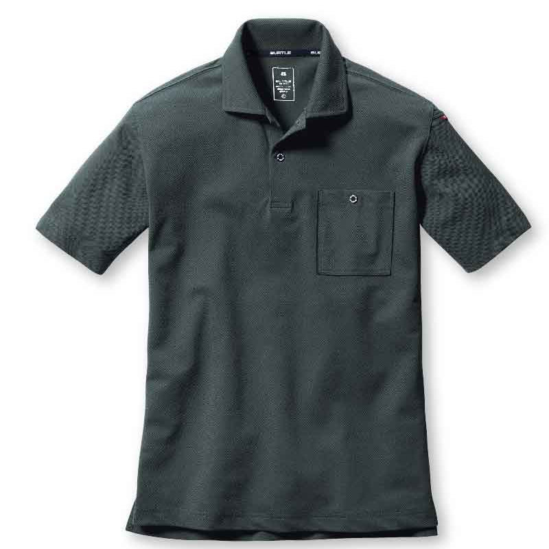 ＢＵＲＴＬＥ　半袖ポロシャツ６６７－１４－Ｍミルスグリーン　６６７－１４－Ｍ