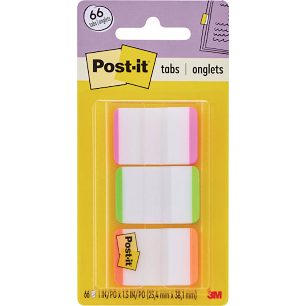 ３Ｍ　ポスト・イット　超丈夫なインデックス　３８．１Ｘ２５．４ｍｍ　６６枚　３色　６８６Ｌ－ＰＧＯ＿