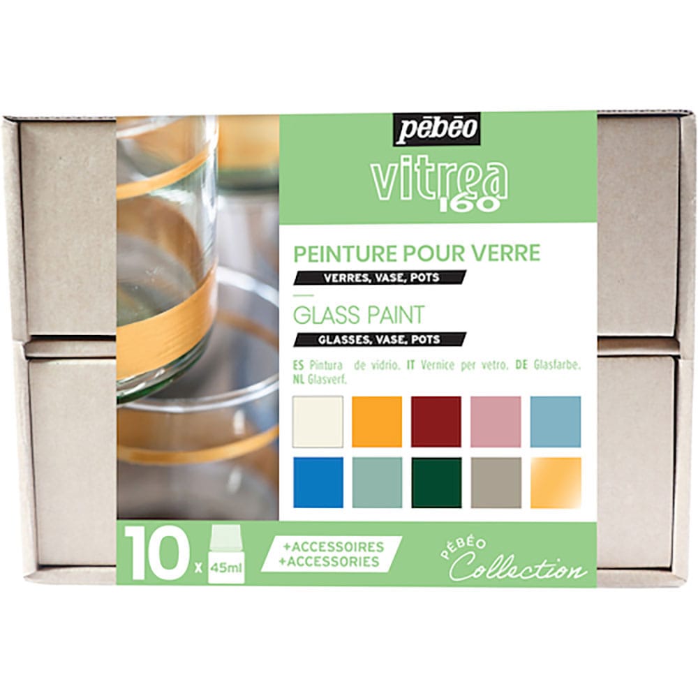 Ｐｅｂｅｏ　ヴィトレア１６０　グロス色　アトリエコレクション　１０色ｘ４５ｍｌ＋アクセサリー　７５＿