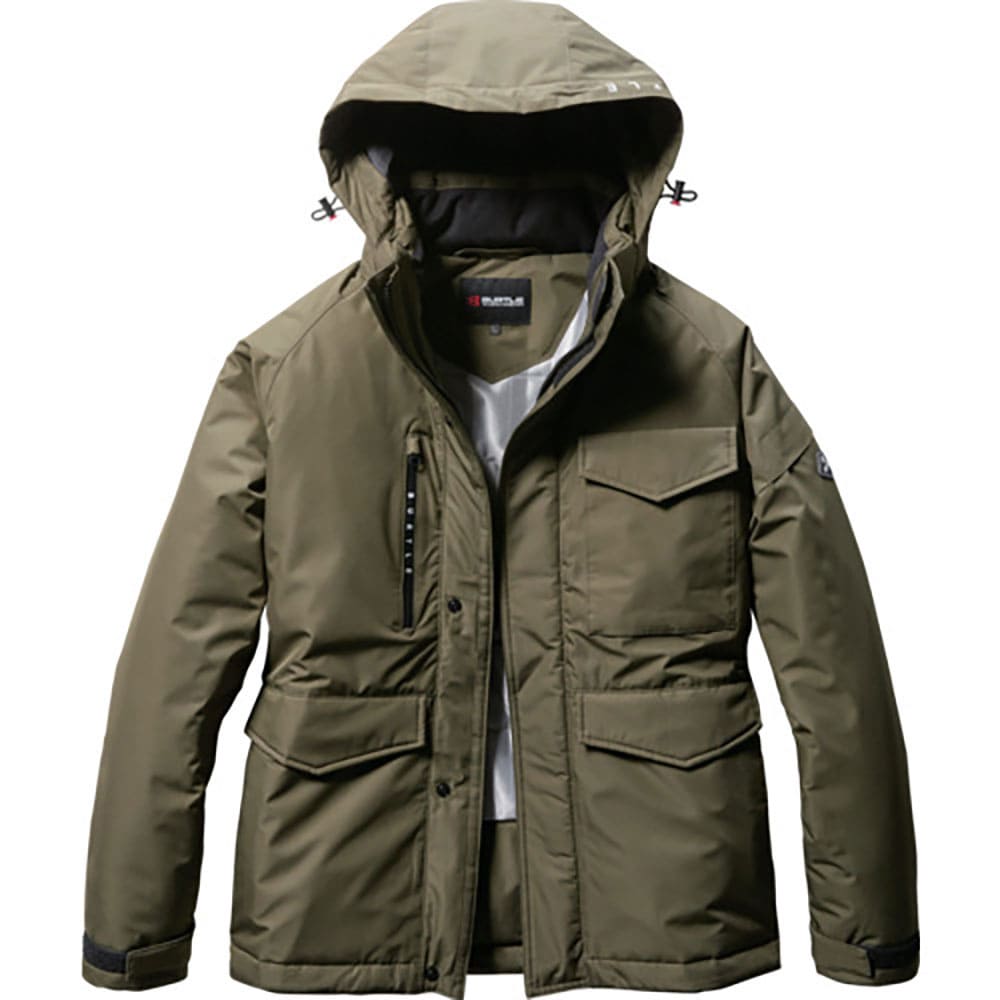 ＢＵＲＴＬＥ　防水防寒ジャケット７６２０－１４－Ｌミルスグリーン　７６２０－１４－Ｌ＿