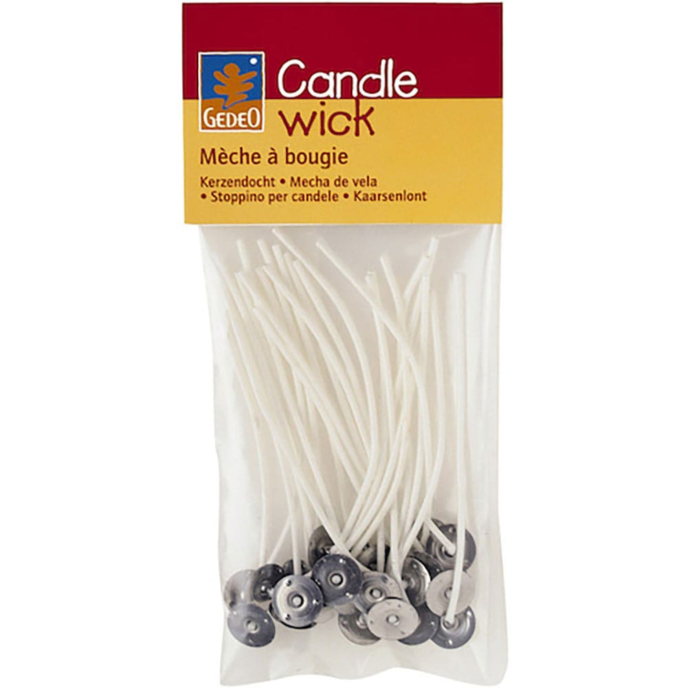 Ｐｅｂｅｏ　キャンドル座金付芯　８ｃｍｘ２５本入り　７６６２２３＿