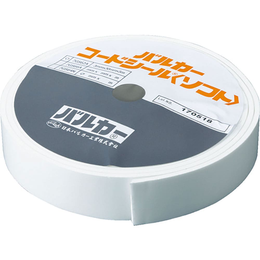 ＶＡＬＱＵＡ　フランジ用シール材　コードシールソフト（断面平型）　幅５０ｍｍ×長さ１５ｍ×厚さ１ｍ＿