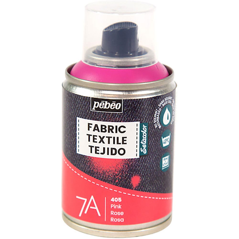 Ｐｅｂｅｏ　布用水性アクリルスプレーセタスプレー　１００ｍｌ　ピンク　８０５４０５＿