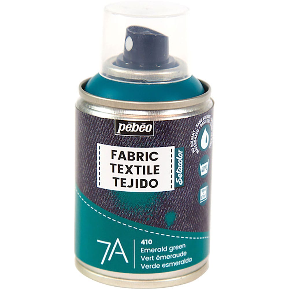 Ｐｅｂｅｏ　布用水性アクリルスプレー　セタスプレー　１００ｍｌ　エメラルドグリーン　８０５４１０＿