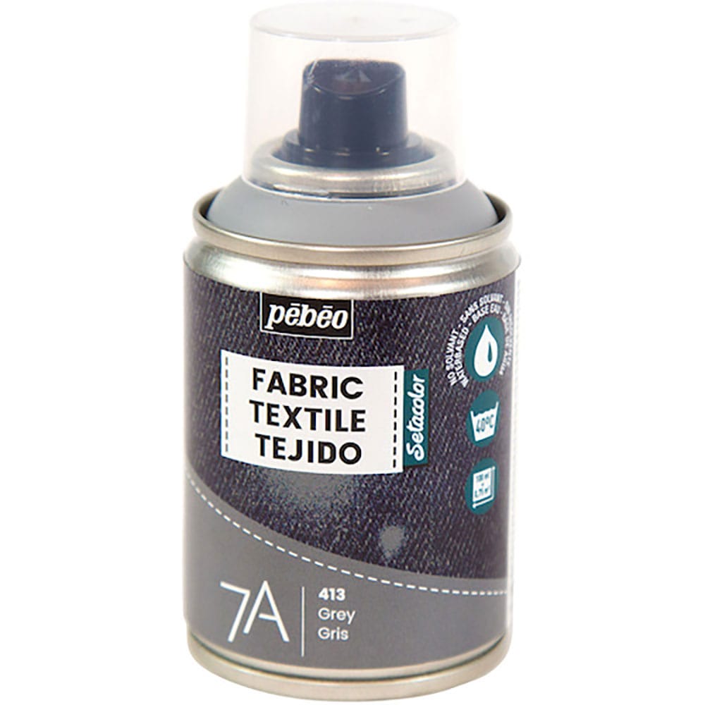 Ｐｅｂｅｏ　布用水性アクリルスプレー　セタスプレー　１００ｍｌ　ライトグレイ　８０５４１３＿