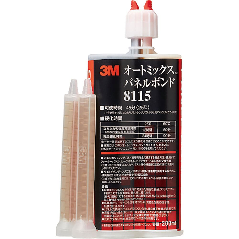 ３Ｍ　オートミックス　パネルボンド　２００ｍｌ　黒　８１１５　８１１５＿