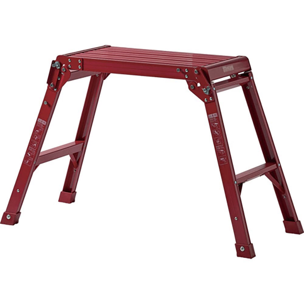 ＴＥＮＭＡ　アルミ作業台２段　レッド　８１２００４２３８＿