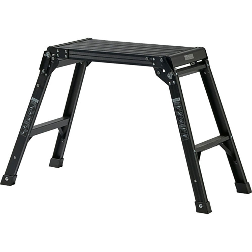 ＴＥＮＭＡ　アルミ作業台２段　ブラック　８１２００４２３９＿