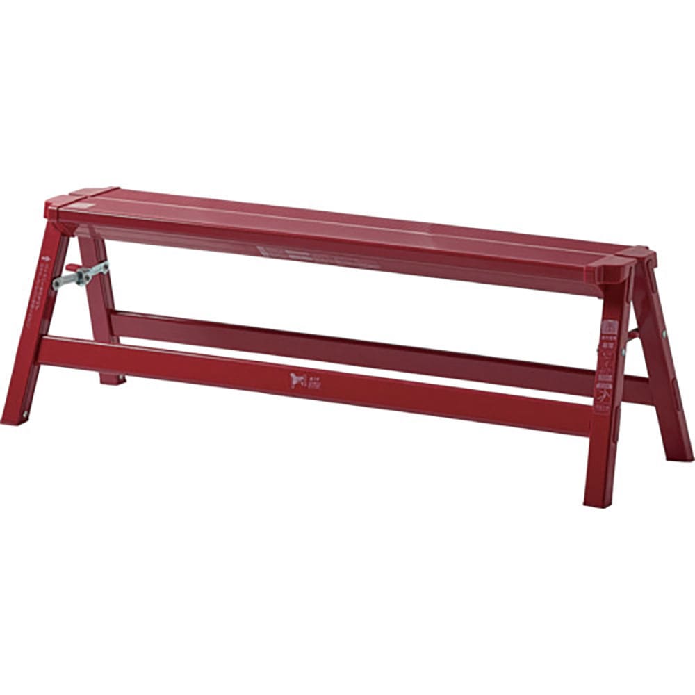ＴＥＮＭＡ　アルミワイド踏み台１段　レッド　８１２００４２４８＿