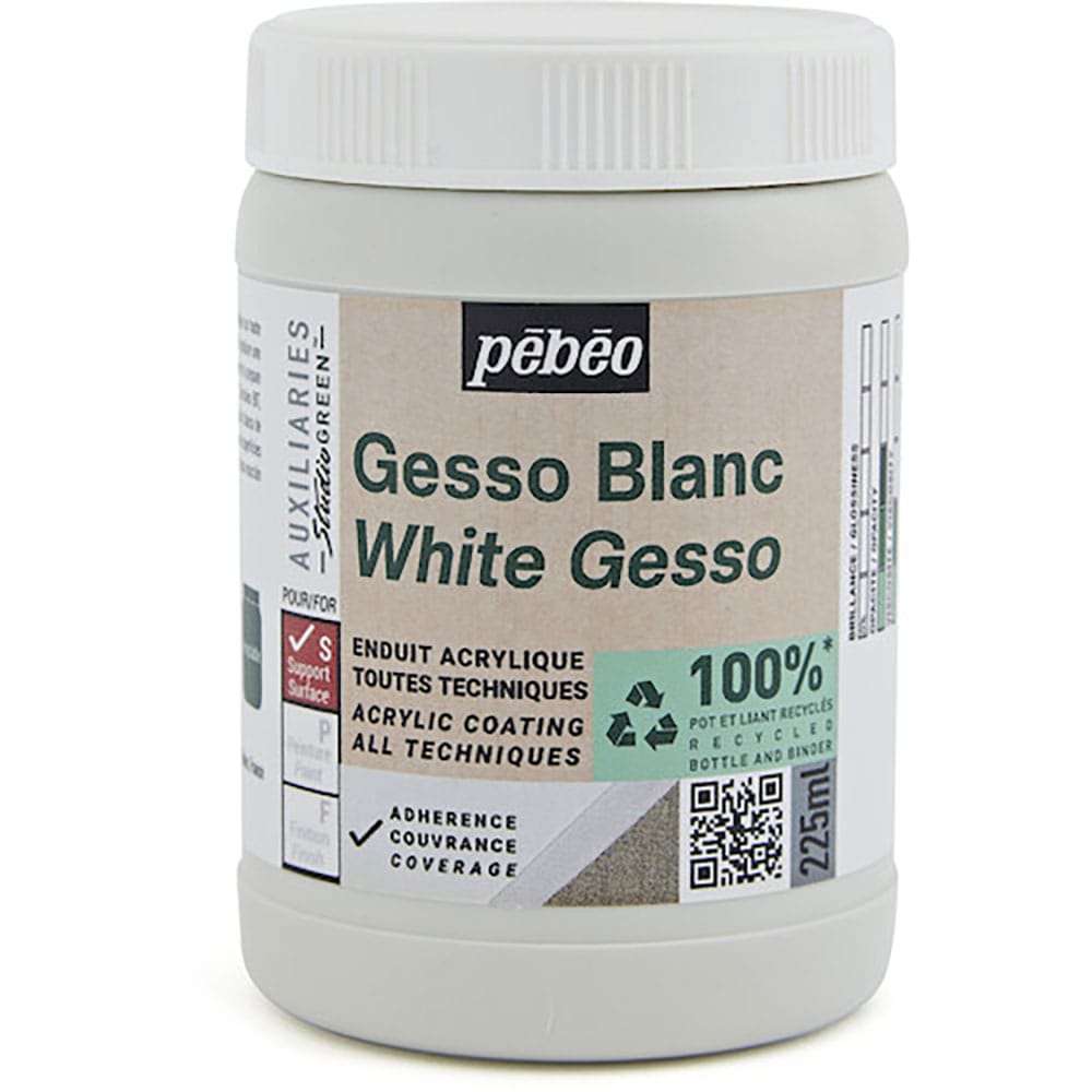 Ｐｅｂｅｏ　スチューディオ　グリーン　アクリリック　ジェッソ　２２５ｍｌ　８１８６０３＿