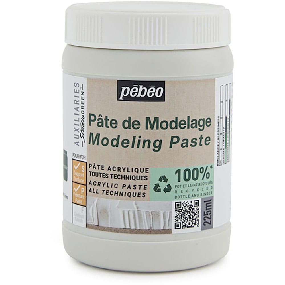 Ｐｅｂｅｏ　スチューディオ　グリーン　アクリリック　モデリングペースト　２２５ｍｌ　８１８６６３＿