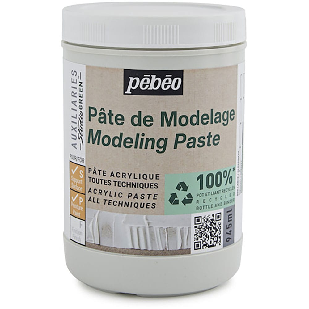 Ｐｅｂｅｏ　スチューディオ　グリーン　アクリリック　モデリングペースト　９４５ｍｌ　８１８６６６＿