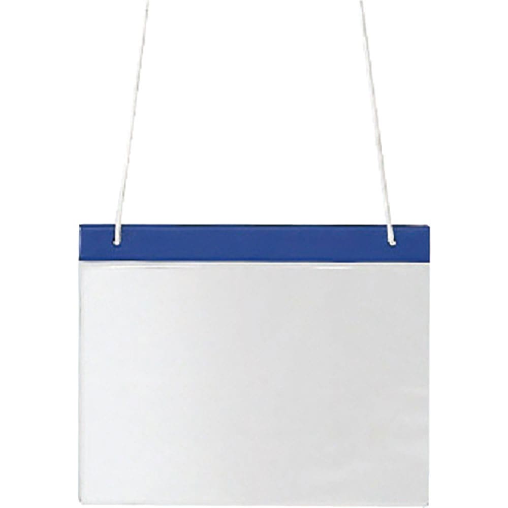 ユニット　ポケット式役割ホルダー　紺　塩ビ　２５０×３１４　８３１－６９５＿