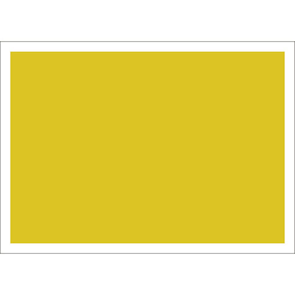 ユニット　ゼッケンステッカー背中用　黄色無地　８３１－９６６＿