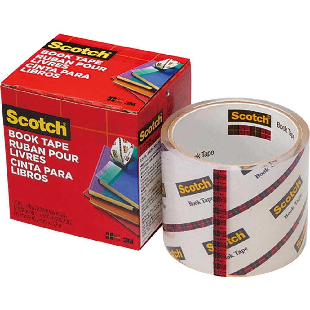 ３Ｍ　透明ブックテープ厚手　７６．２ｍｍＸ１３．７ｍ　８４５　７６＿