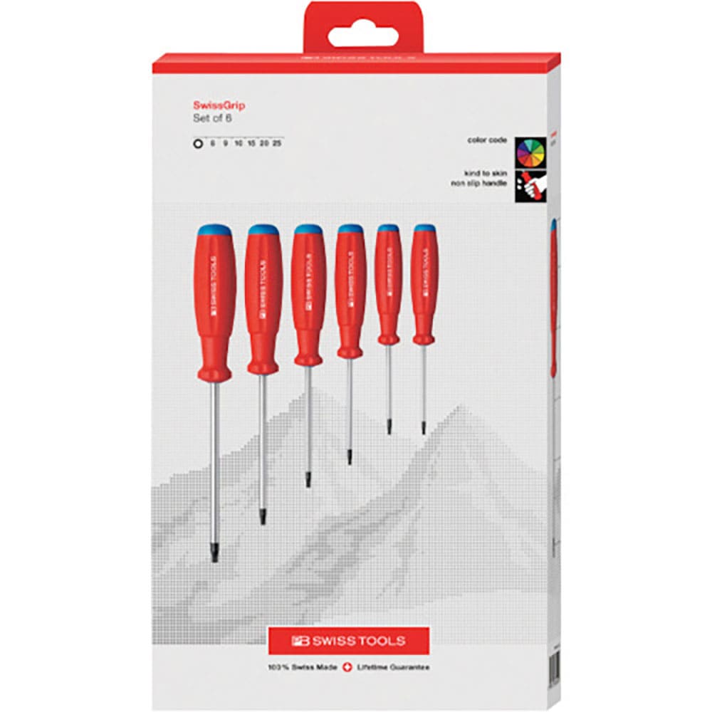 ＰＢスイスツールズ　スイスグリップ・ドライバーセット（ＢＯＸ）　８４６０ＣＢＢ＿