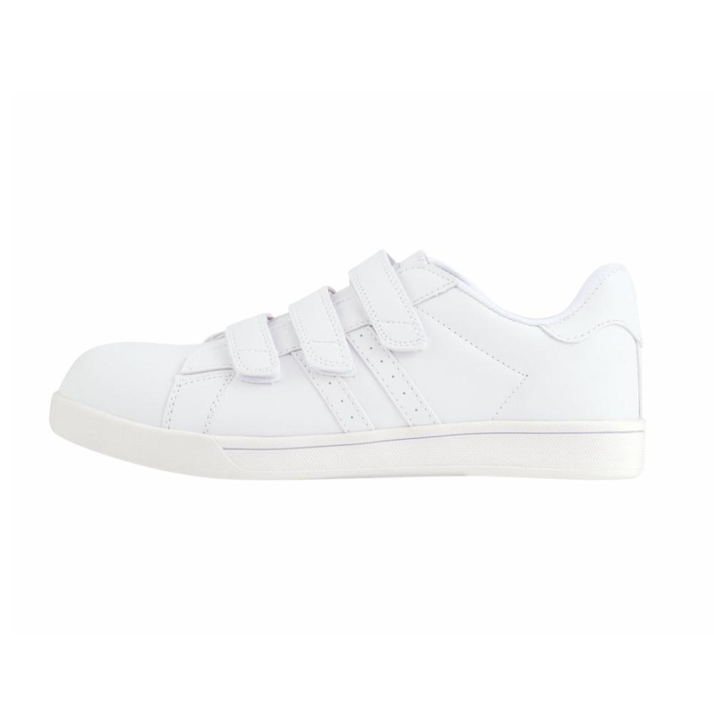 ジーベック　プロスニーカー　マジックセフティー　ホワイト　２５．５ｃｍ　８５４１１