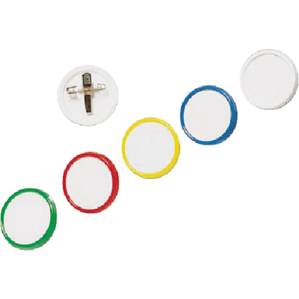 つくし　丸型カラーバッジ　レッド　８９２－ＢＲ＿