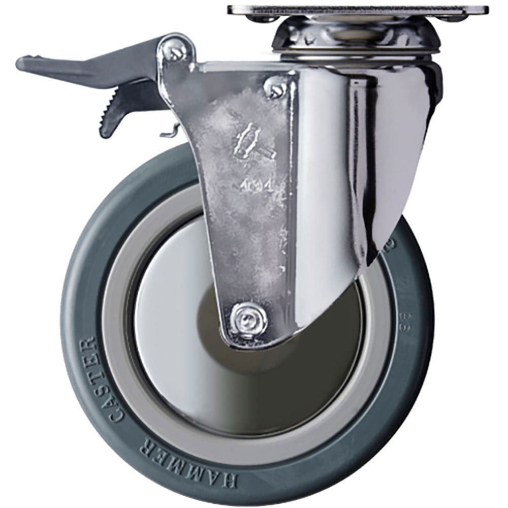 ハンマー　プレート式キャスター　プレート式キャスター“９２０Ｍ　シリーズ”（ナイロンホイールゴム車＿