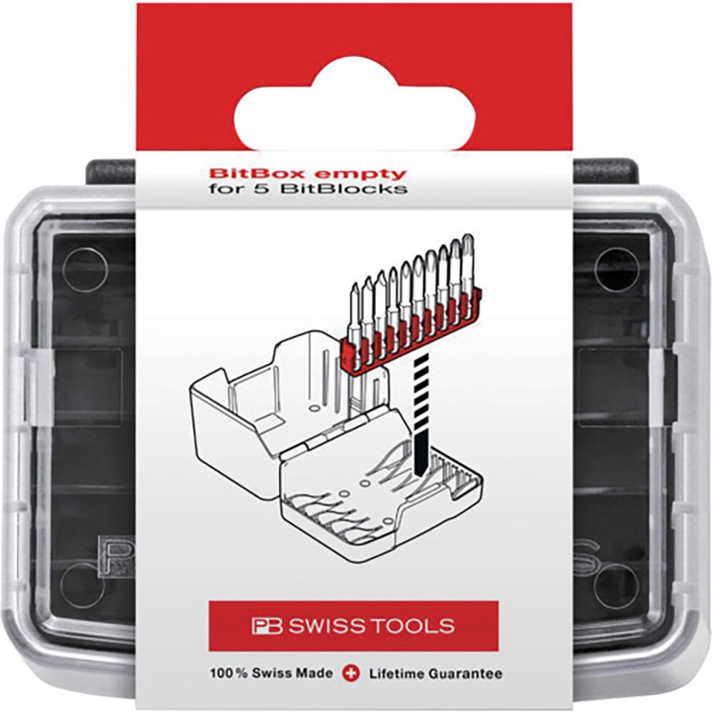 ＰＢスイスツールズ　１０ビット付きビットブロック５個用ビットケース　９７３．ＢＩＴＢＯＸ＿