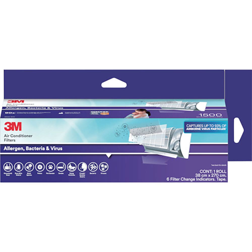 ３Ｍ　エアコン用空気清浄フィルター　プレミアムグレード　ロールタイプ　（花粉、アレルゲン、ウイルス＿