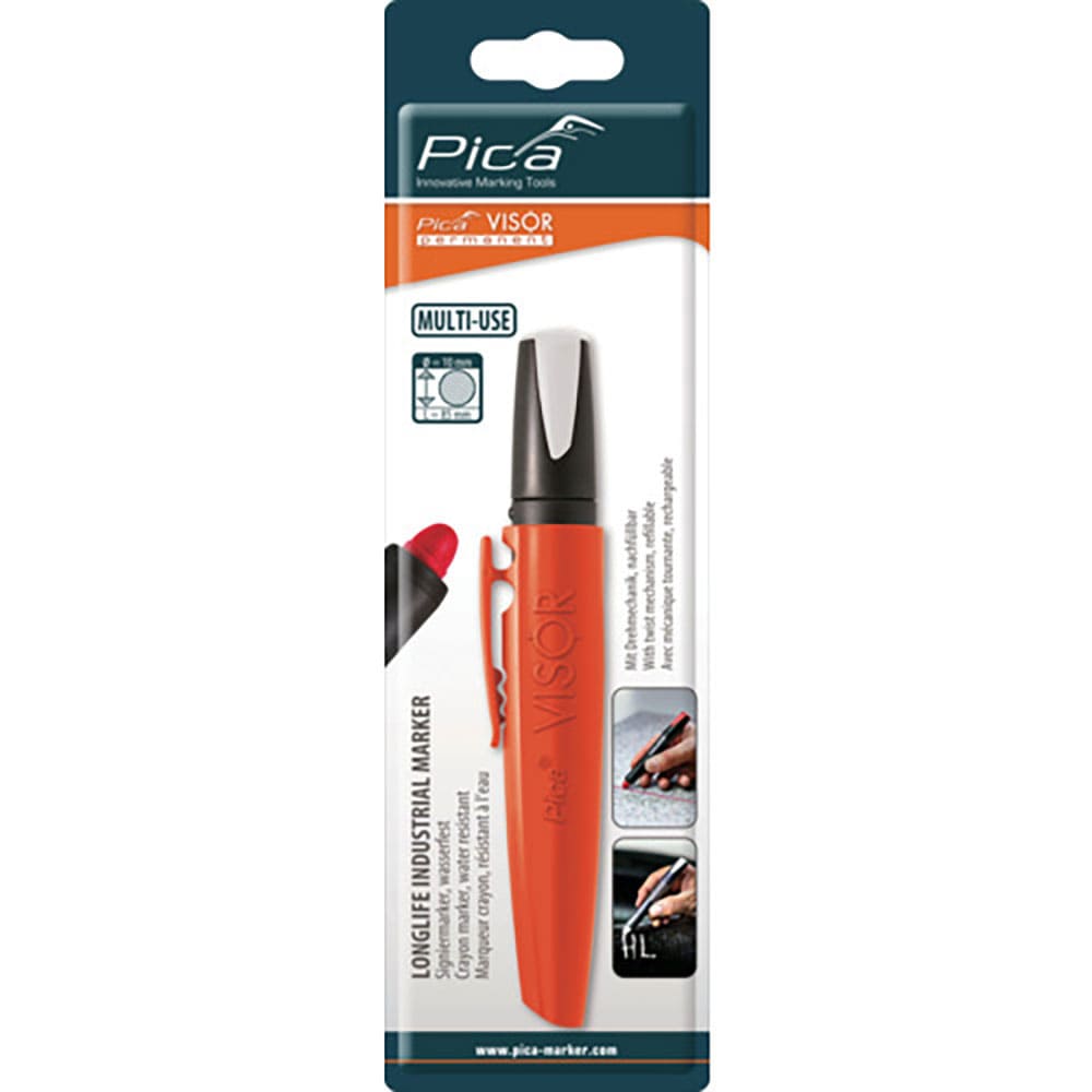 ピカマーカー　パーマネントマルチマーカー“ＶＩＳＯＲ”　　白　ブリスターパック　９９０５２ＳＢ０３＿