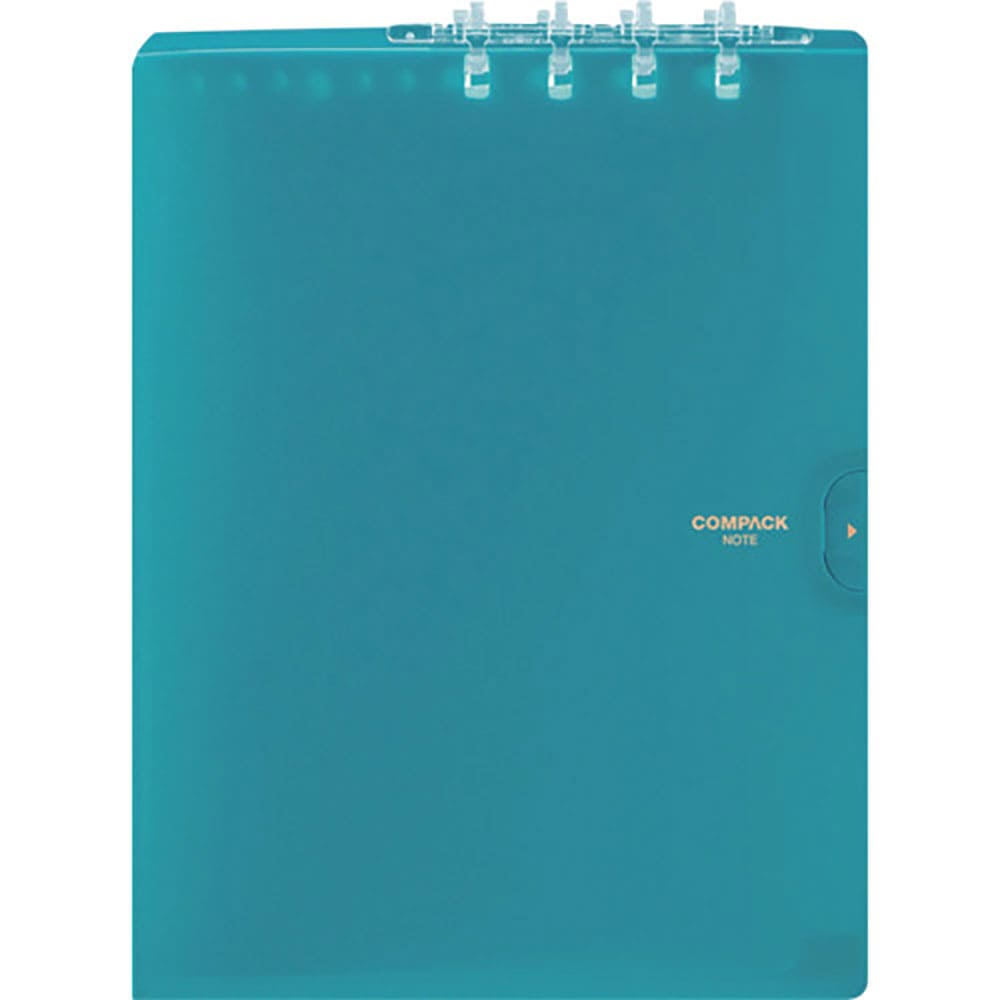 ＫＩＮＧ　ＪＩＭ　二つ折りリングノート　コンパックノート　Ａ４　水色　９９５６ＴＹ－ＬＢ＿