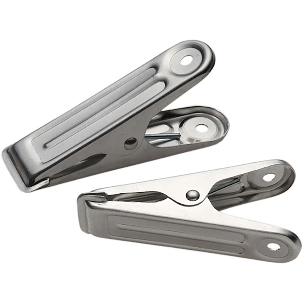 ＶＥＬＯＳ　クリアケースパック　アルミ角型ピンチ・大　５４ｍｍ　６個　ＡＣＳ－５４６＿