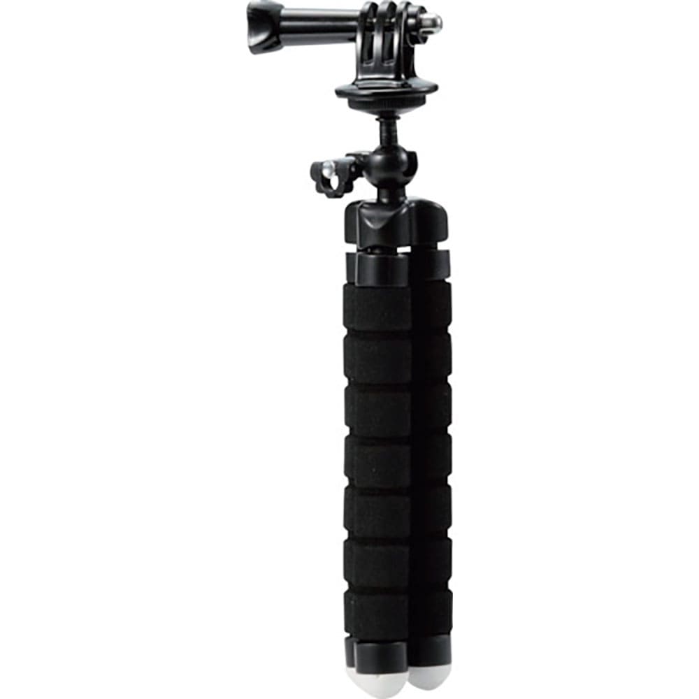 ＥＬＥＣＯＭ　アクションカメラ用アクセサリ　三脚　ＧｏＰｒｏ　汎用　フレキシブル　ブラック　ＡＣ－＿