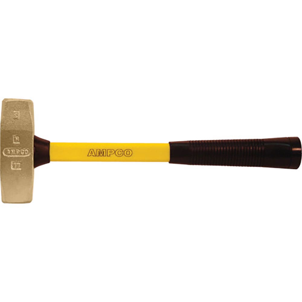 Ａｍｐｃｏ　防爆両口ハンマー（グラスファイバーハンドル）　頭径３８ｍｍ　頭長１３０ｍｍ　ＡＭＣＨ－＿