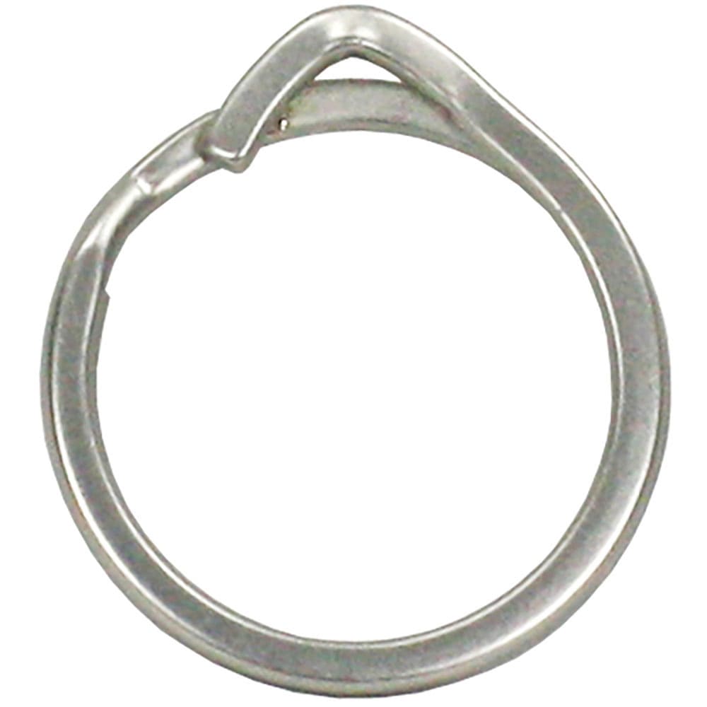 ＫＯＮＴＥＣ　指や爪にやさしいキーリング　リング内径約１５ｍｍ　２個入　マットシルバー　ＡＰ－４２＿