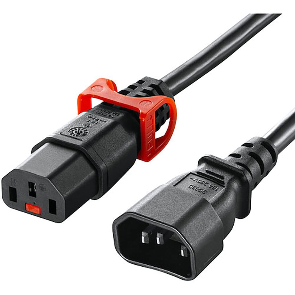 ＳＡＮＷＡ　抜け防止ロック式電源コード　ロックプラス（３ｍ）　ＡＰＷ１５－Ｃ１４Ｃ１３ＬＰ－３０＿