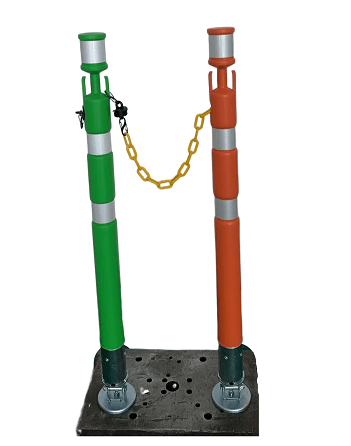 アラオ　マグネットスタンド　パッチンスタンドＮＥＯ　オレンジ／白　ＡＲ－１４６６－２＿